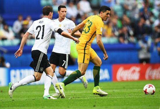 Football. 2017 FIFA Confederations Cup. Australia vs. Germany
