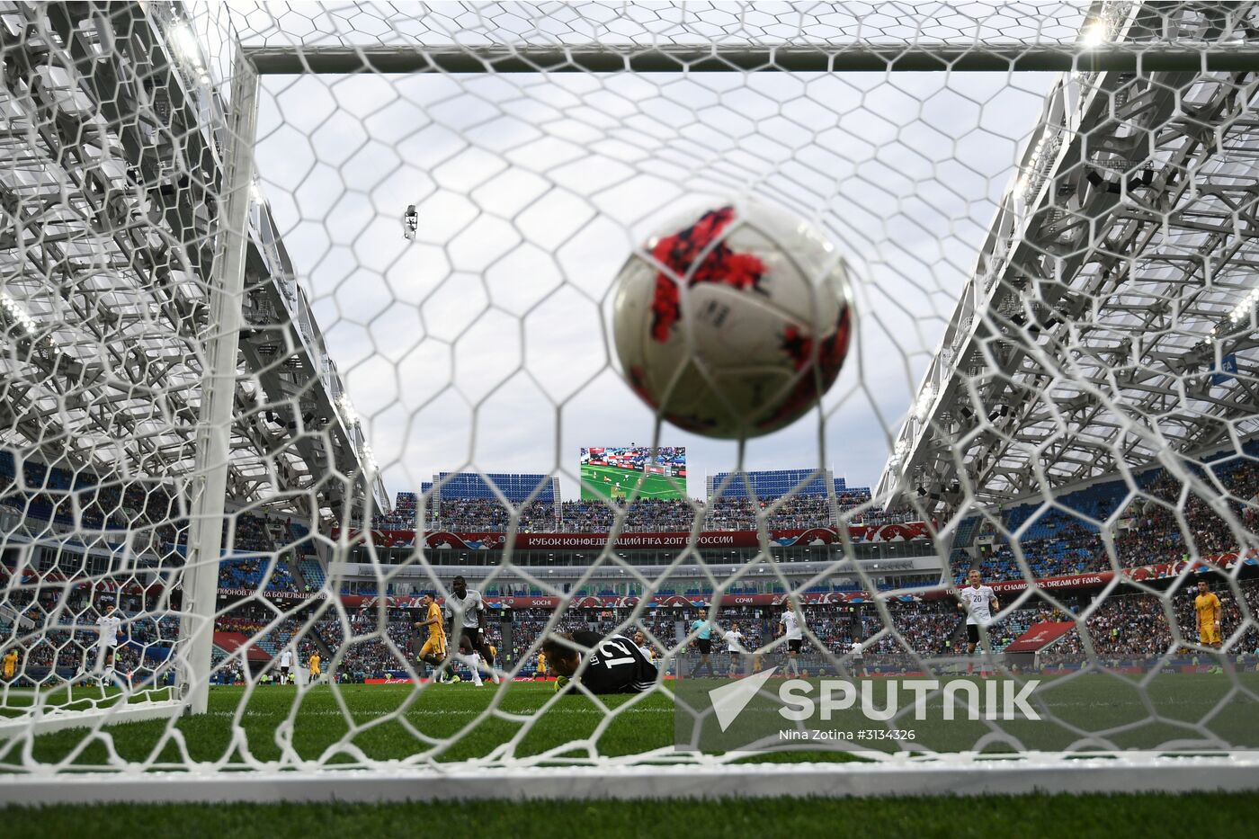 Football. 2017 FIFA Confederations Cup. Australia vs. Germany