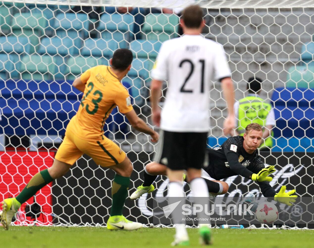 Football. 2017 FIFA Confederations Cup. Australia vs. Germany