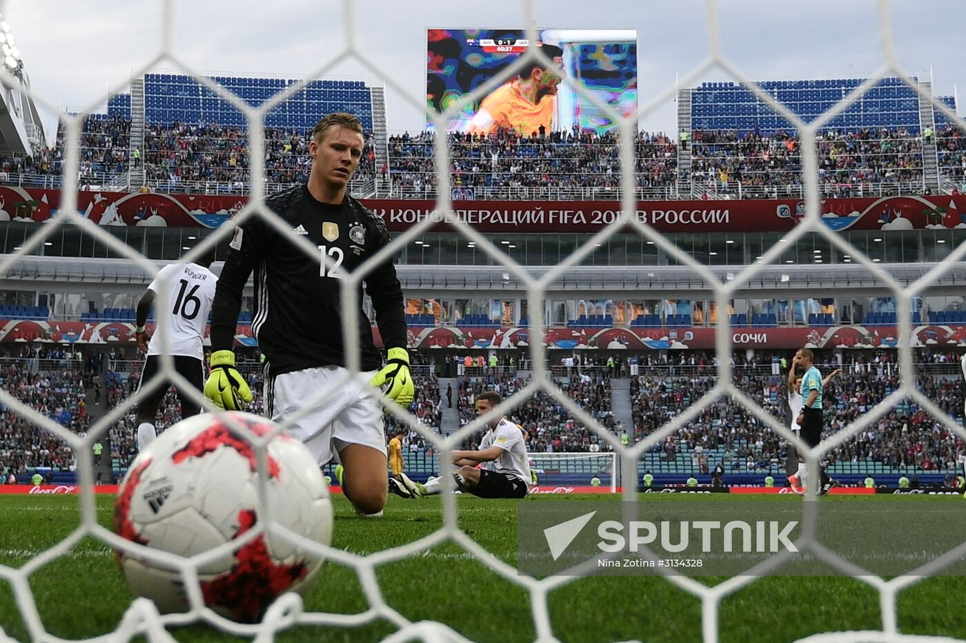 Football. 2017 FIFA Confederations Cup. Australia vs. Germany