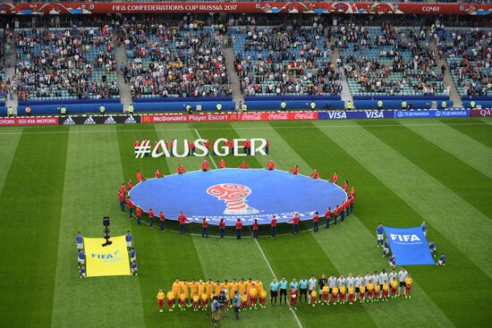 Football. 2017 FIFA Confederations Cup. Australia vs. Germany