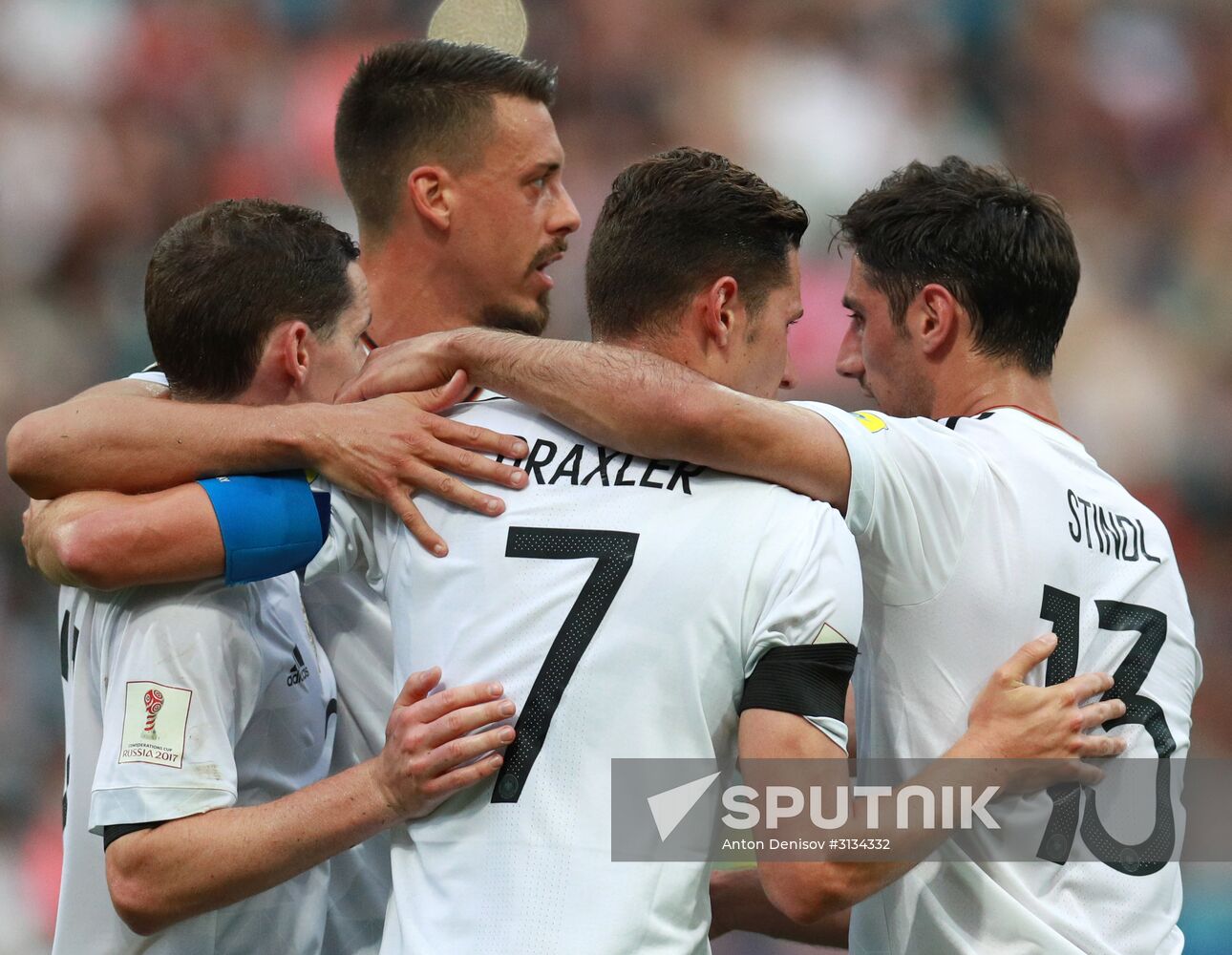 Football. 2017 FIFA Confederations Cup. Australia vs. Germany