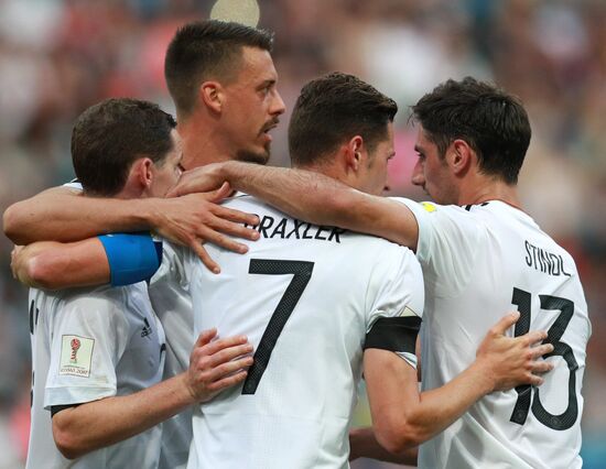 Football. 2017 FIFA Confederations Cup. Australia vs. Germany