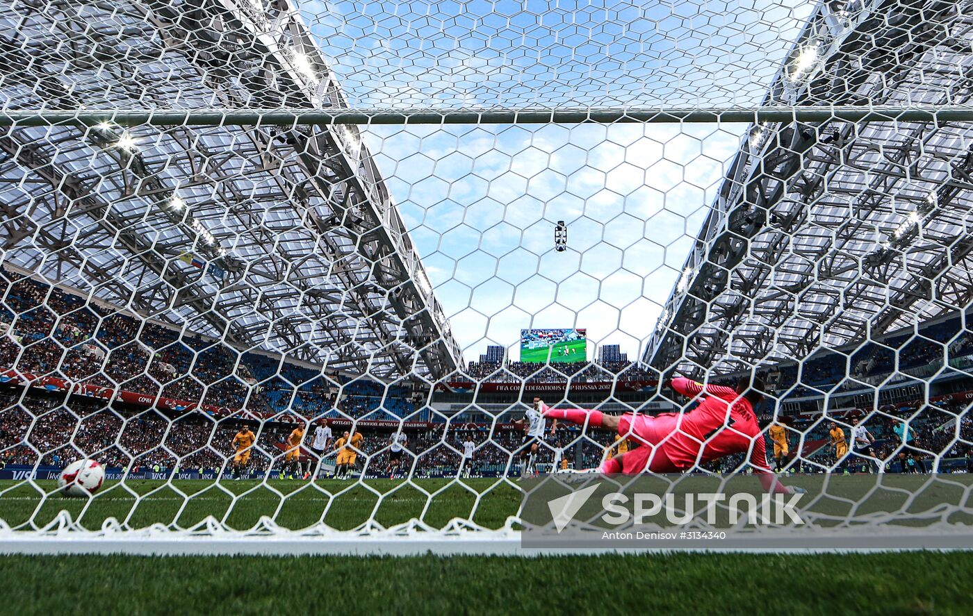 Football. 2017 FIFA Confederations Cup. Australia vs. Germany