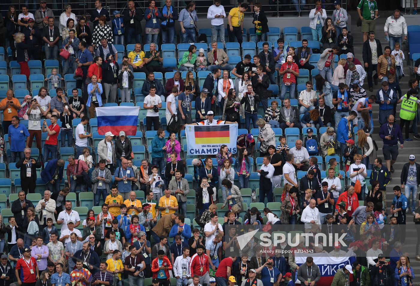 Football. 2017 FIFA Confederations Cup. Australia vs. Germany