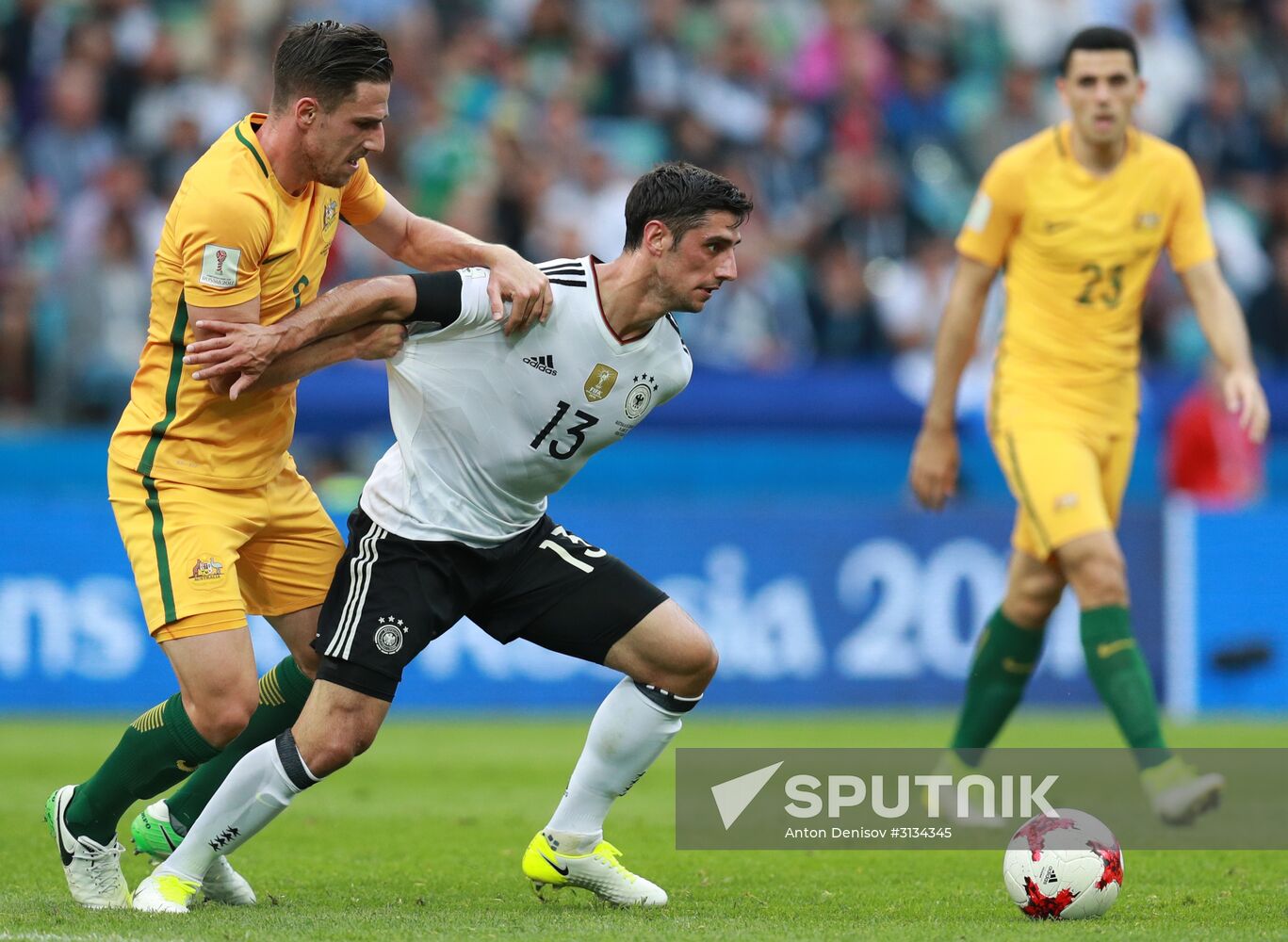 Football. 2017 FIFA Confederations Cup. Australia vs. Germany