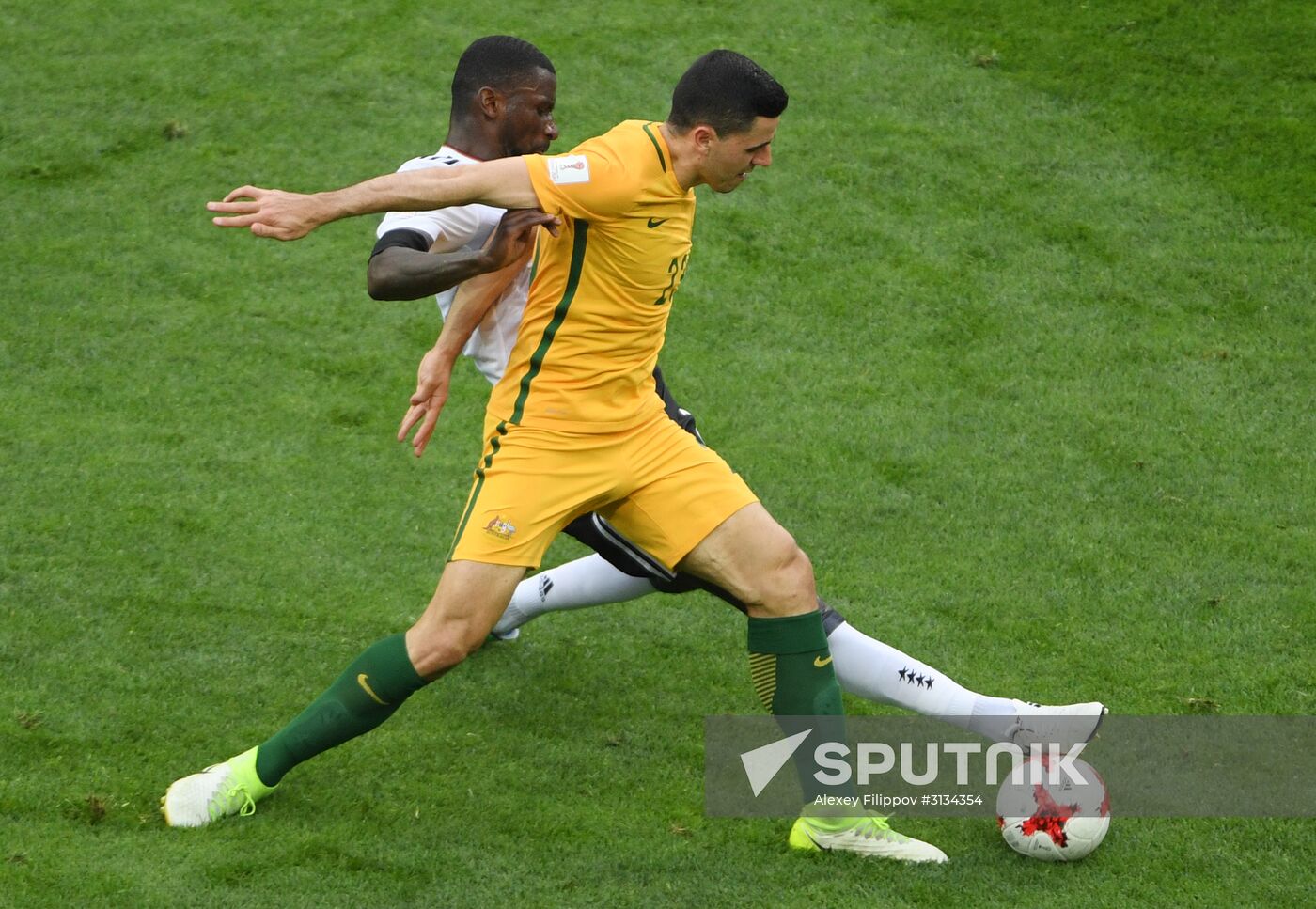 Football. 2017 FIFA Confederations Cup. Australia vs. Germany