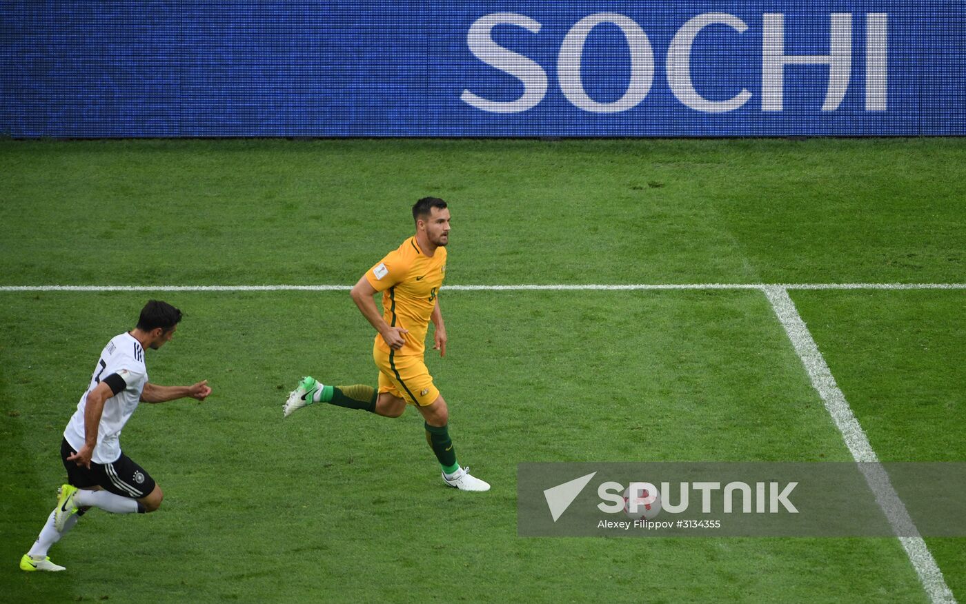 Football. 2017 FIFA Confederations Cup. Australia vs. Germany