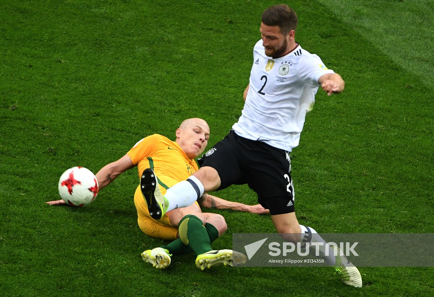 Football. 2017 FIFA Confederations Cup. Australia vs. Germany