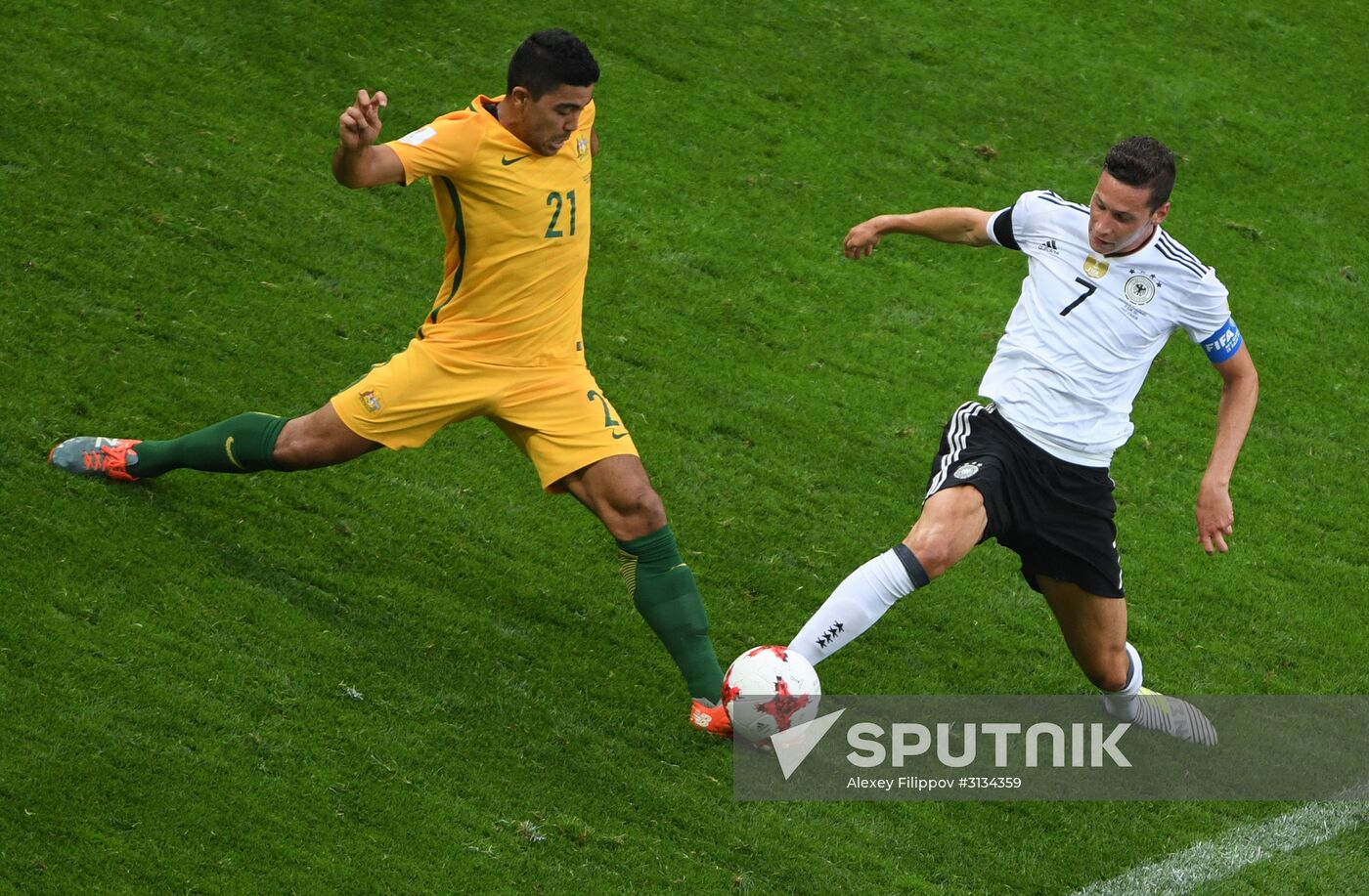 Football. 2017 FIFA Confederations Cup. Australia vs. Germany