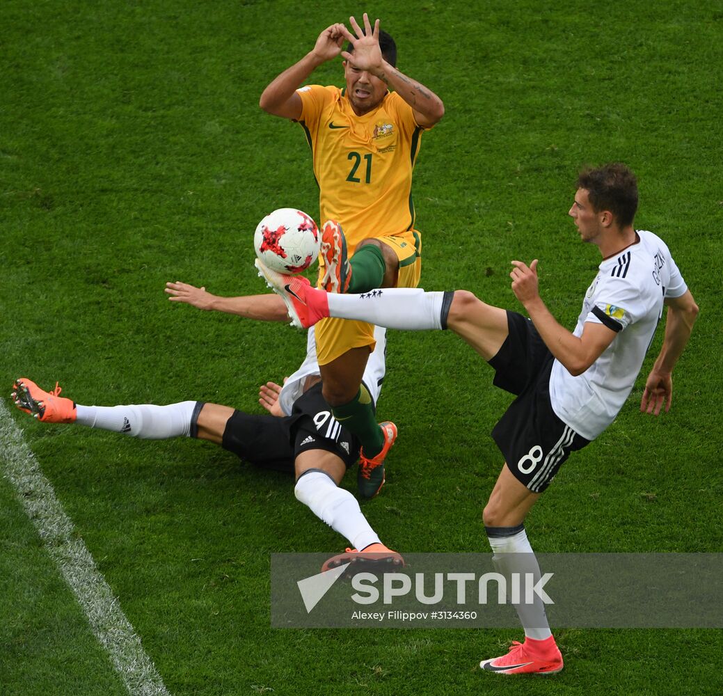 Football. 2017 FIFA Confederations Cup. Australia vs. Germany
