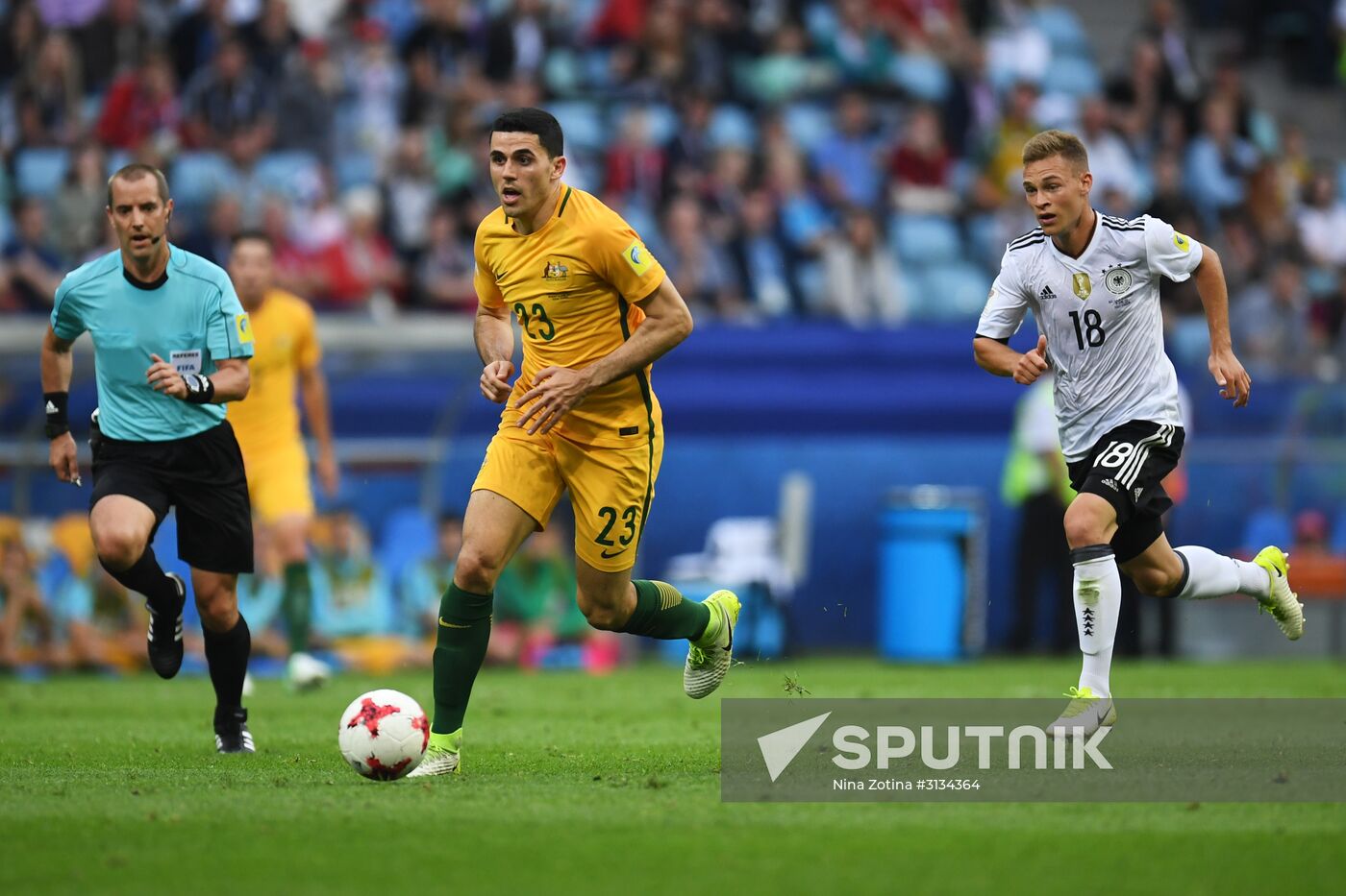 Football. 2017 FIFA Confederations Cup. Australia vs. Germany