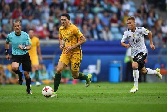 Football. 2017 FIFA Confederations Cup. Australia vs. Germany