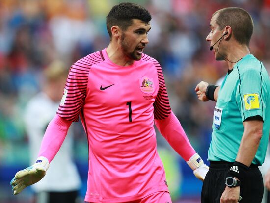 Football. 2017 FIFA Confederations Cup. Australia vs. Germany