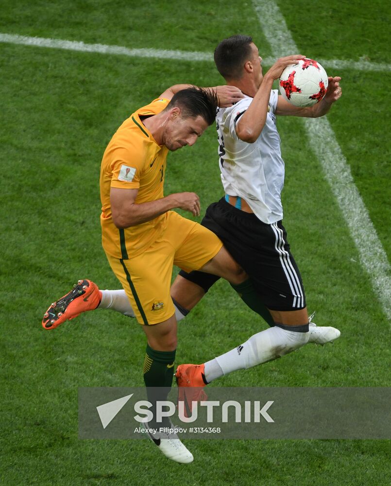 Football. 2017 FIFA Confederations Cup. Australia vs. Germany