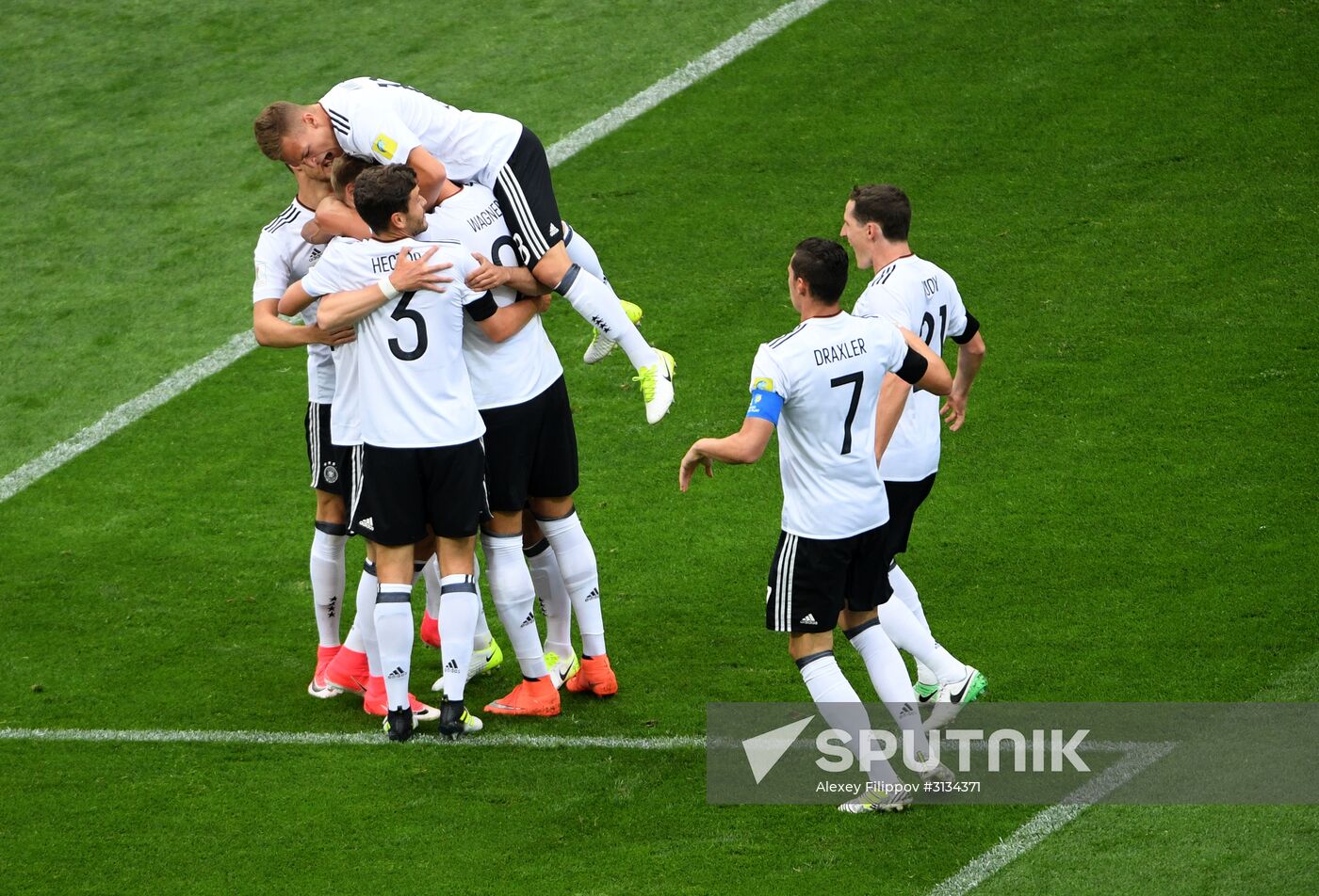 Football. 2017 FIFA Confederations Cup. Australia vs. Germany