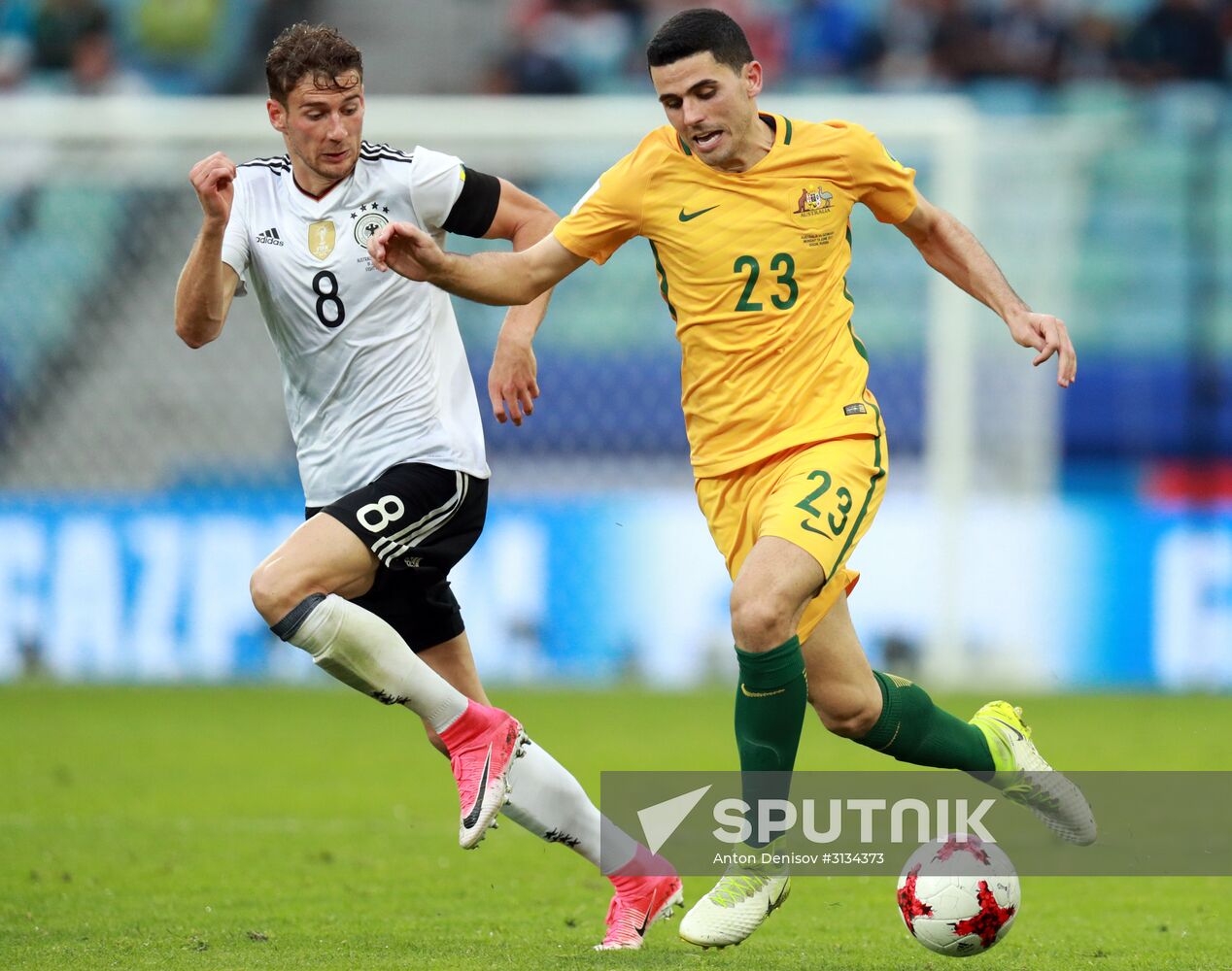 Football. 2017 FIFA Confederations Cup. Australia vs. Germany