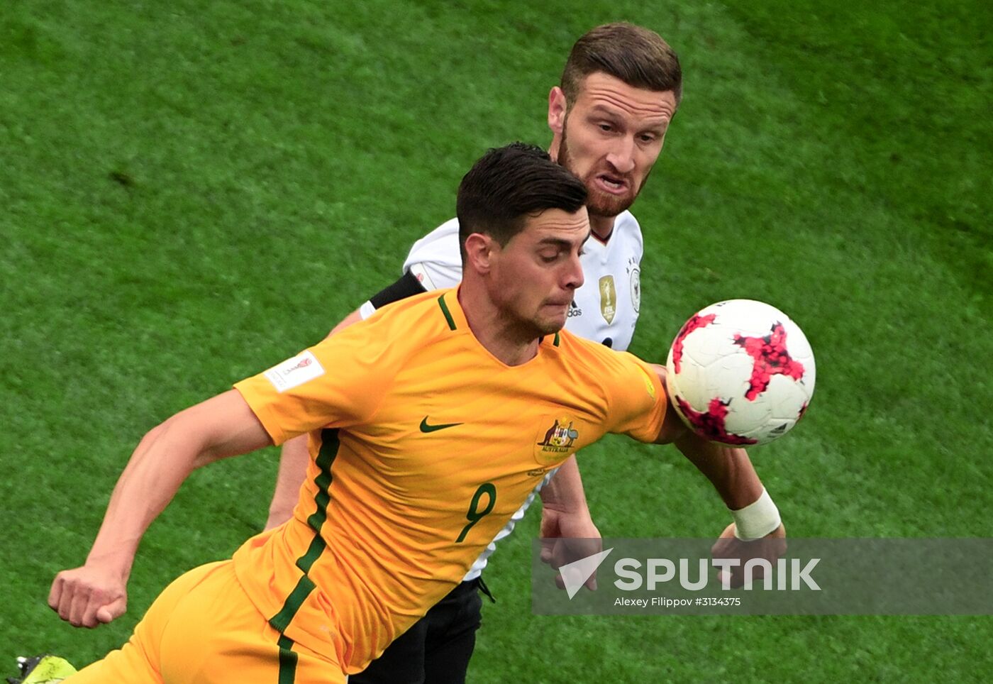 Football. 2017 FIFA Confederations Cup. Australia vs. Germany