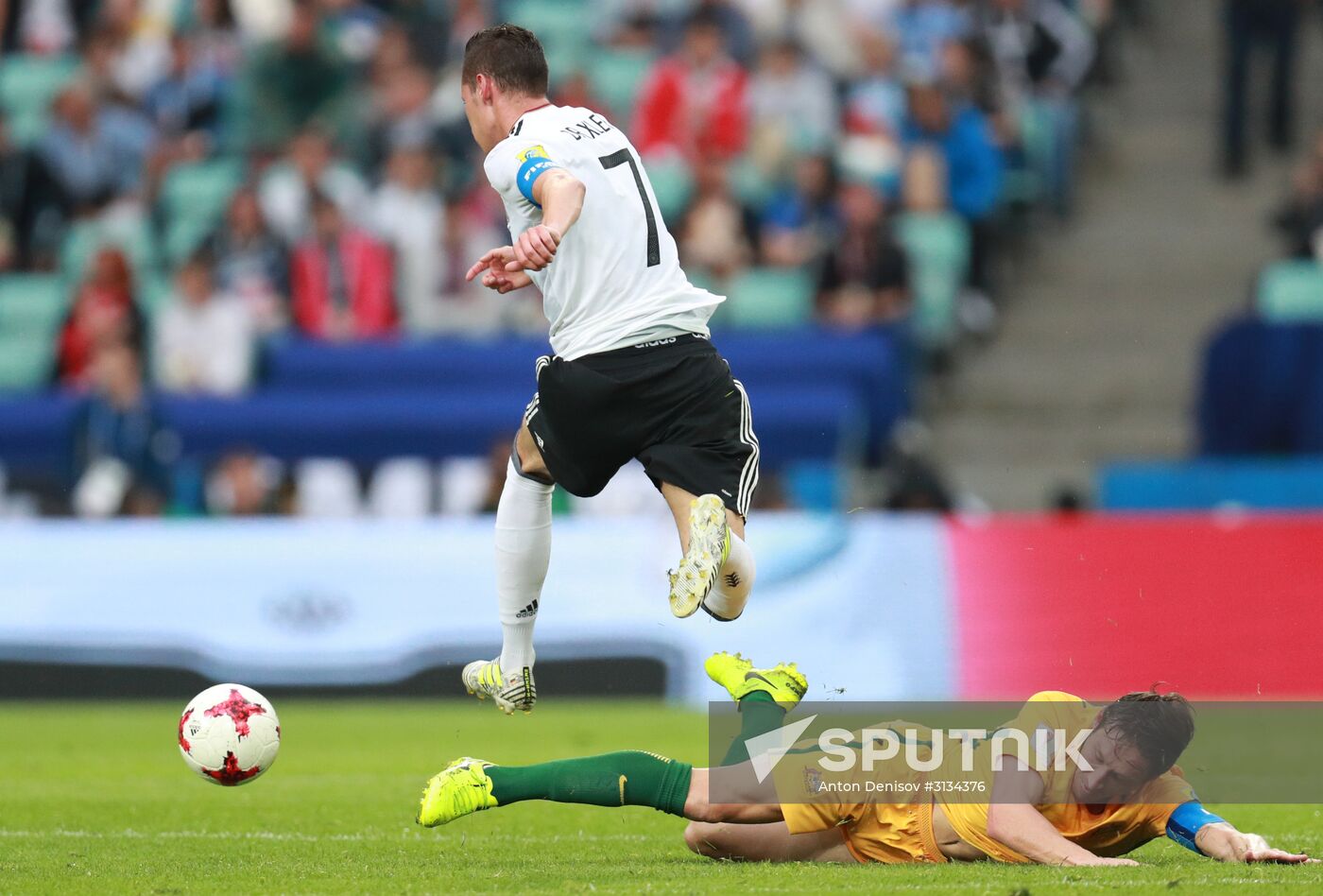 Football. 2017 FIFA Confederations Cup. Australia vs. Germany