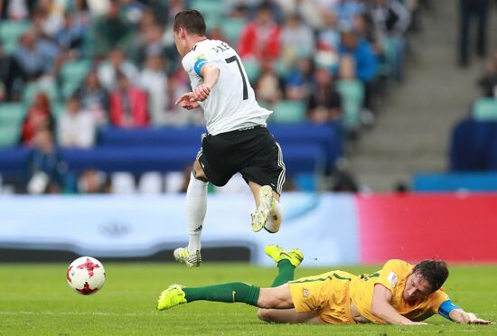 Football. 2017 FIFA Confederations Cup. Australia vs. Germany