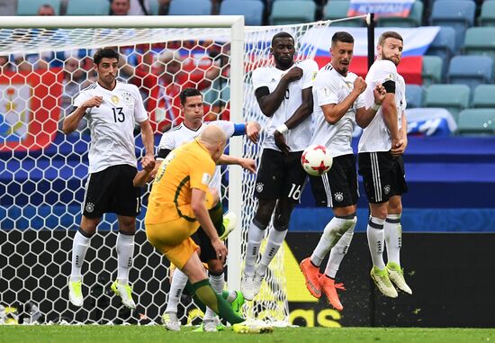 Football. 2017 FIFA Confederations Cup. Australia vs. Germany