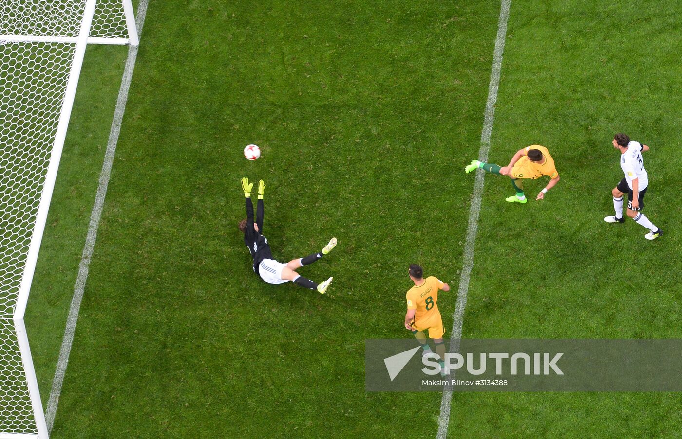 Football. 2017 FIFA Confederations Cup. Australia vs. Germany