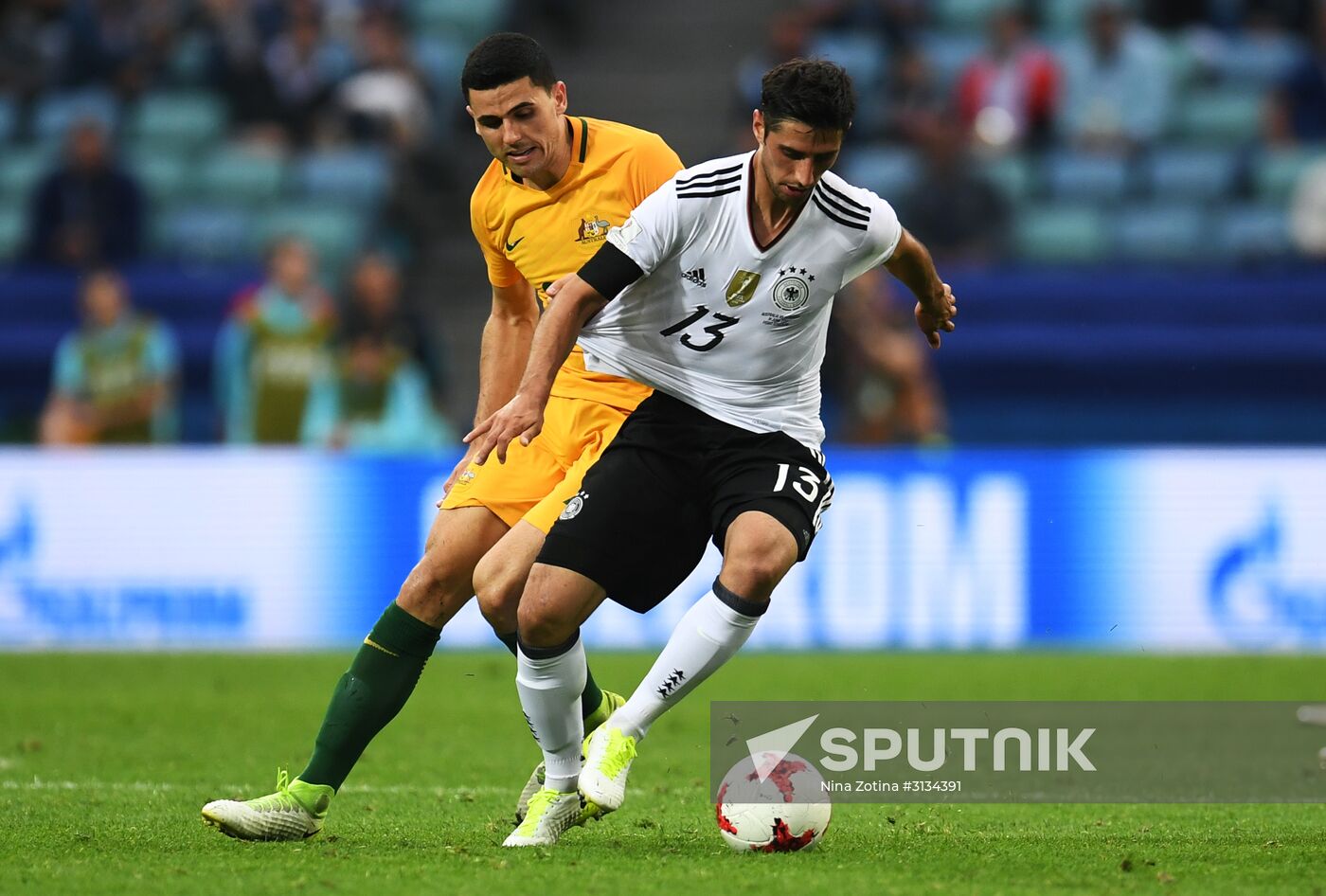 Football. 2017 FIFA Confederations Cup. Australia vs. Germany