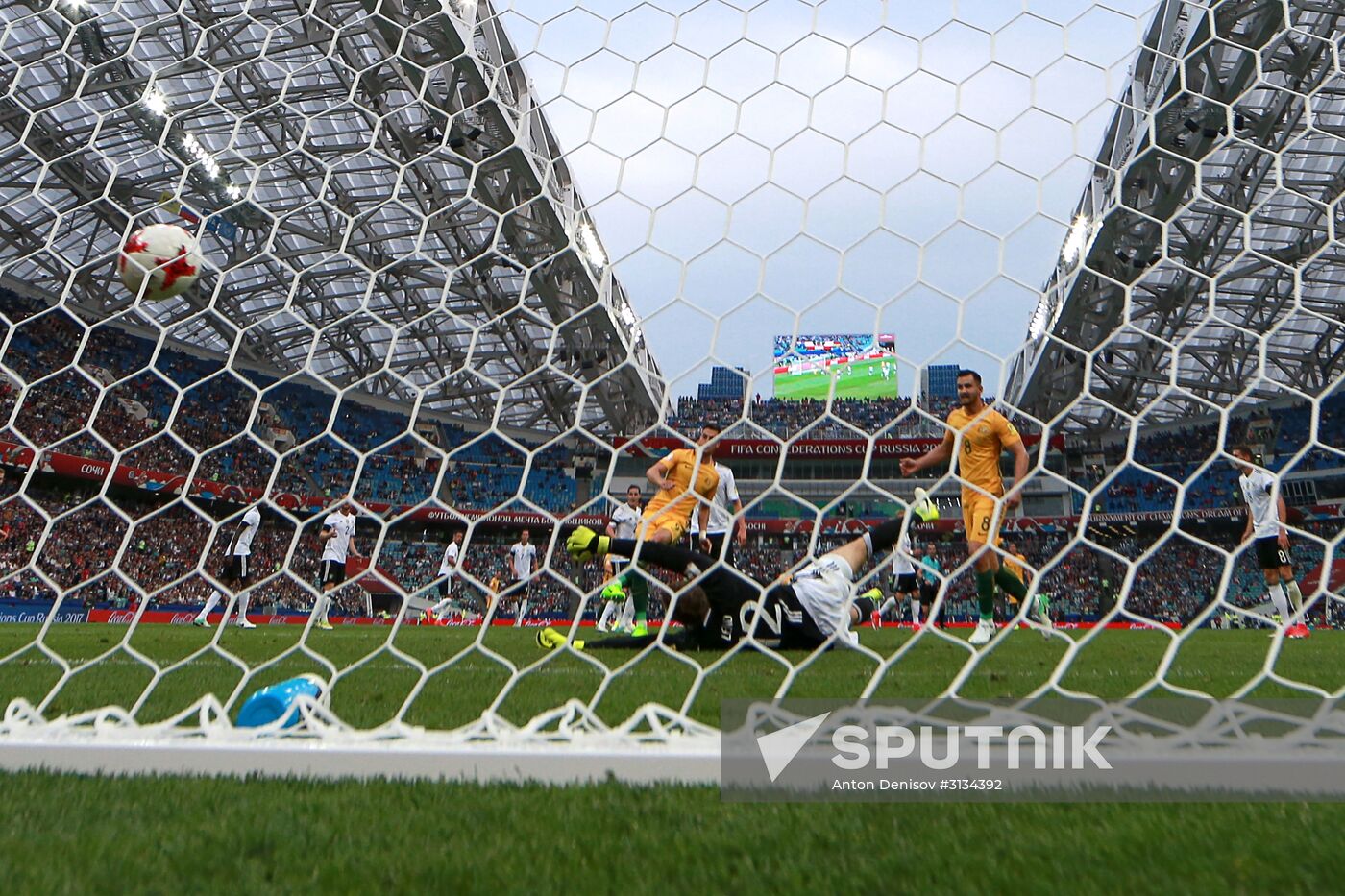 Football. 2017 FIFA Confederations Cup. Australia vs. Germany