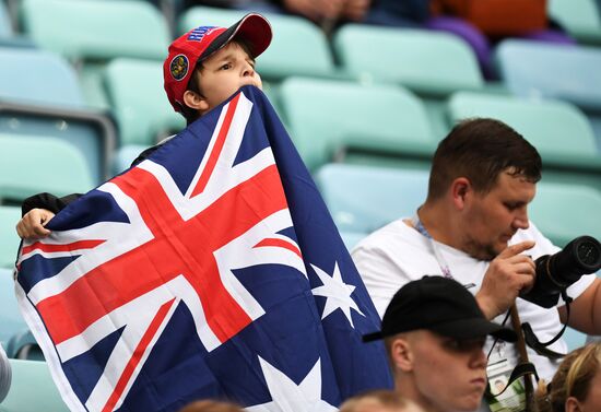 Football. 2017 FIFA Confederations Cup. Australia vs. Germany