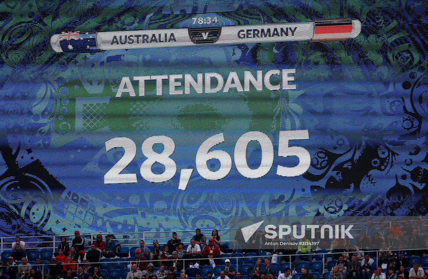 Football. 2017 FIFA Confederations Cup. Australia vs. Germany