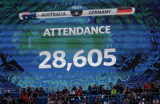 Football. 2017 FIFA Confederations Cup. Australia vs. Germany