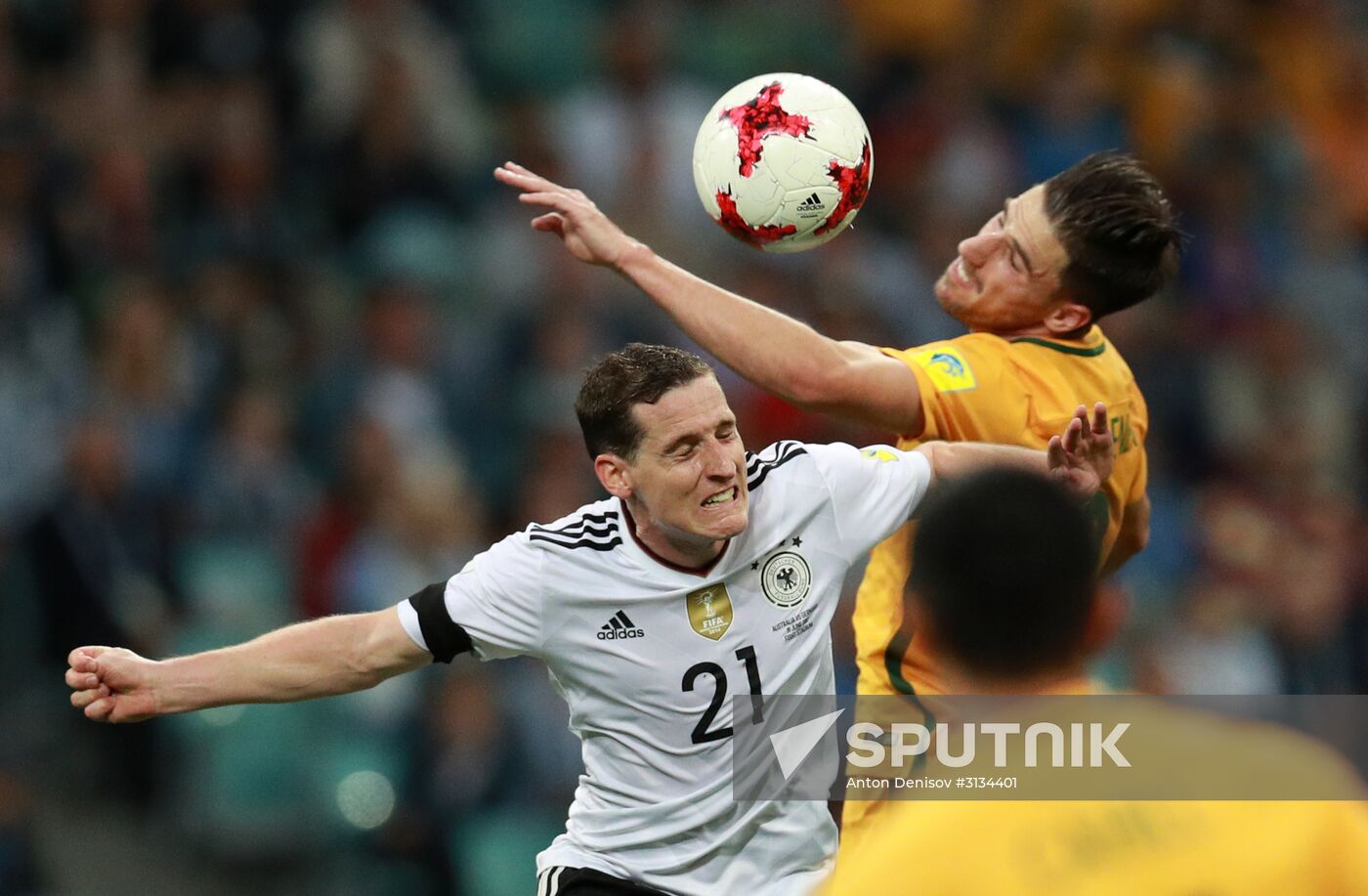 Football. 2017 FIFA Confederations Cup. Australia vs. Germany