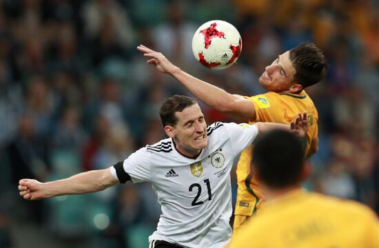 Football. 2017 FIFA Confederations Cup. Australia vs. Germany