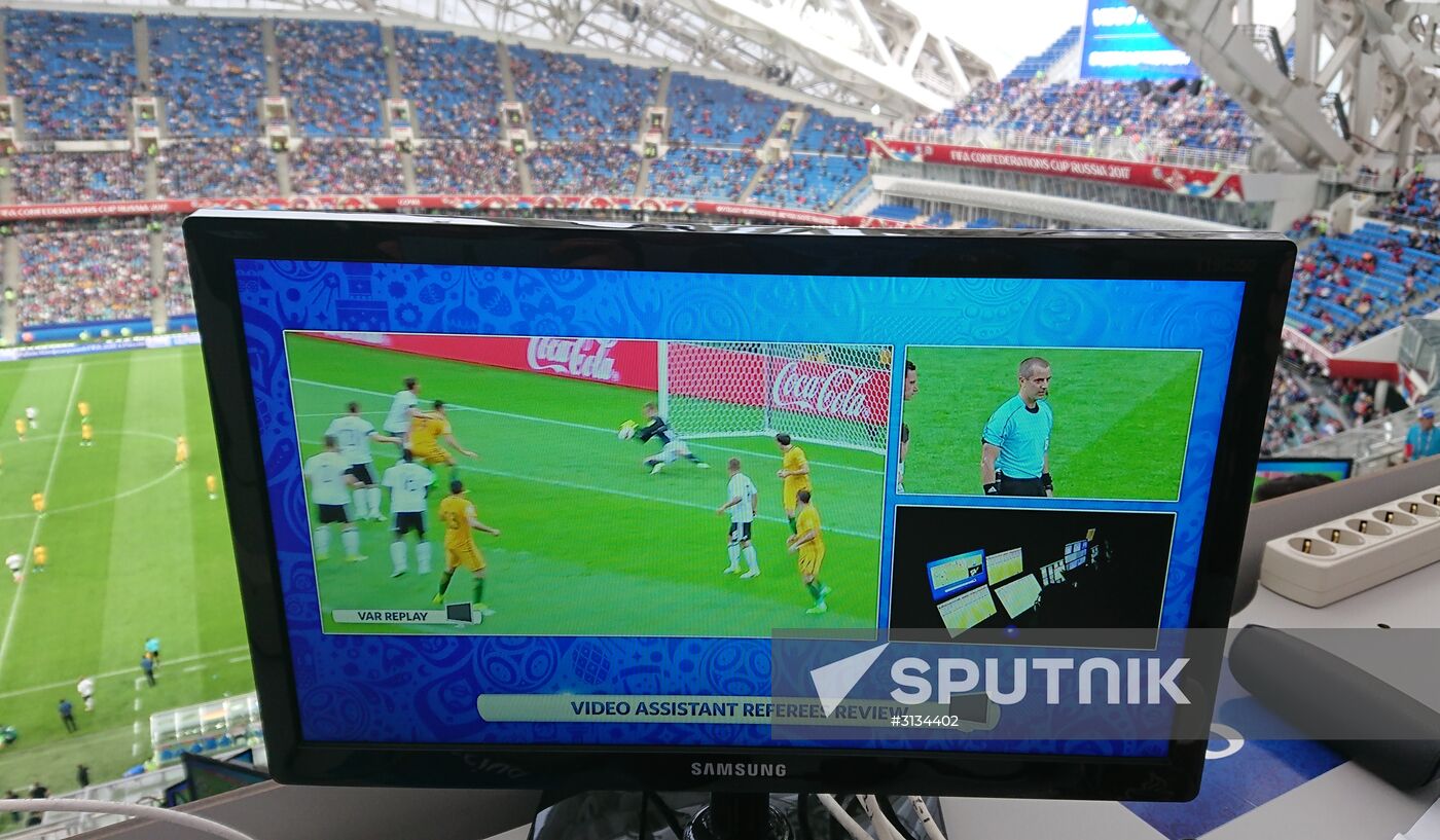 Football. 2017 FIFA Confederations Cup. Australia vs. Germany