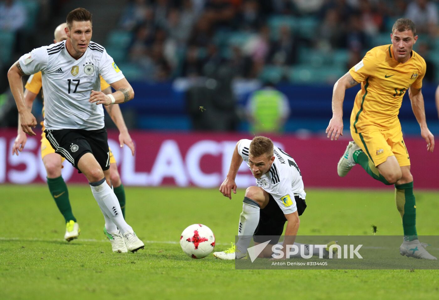 Football. 2017 FIFA Confederations Cup. Australia vs. Germany