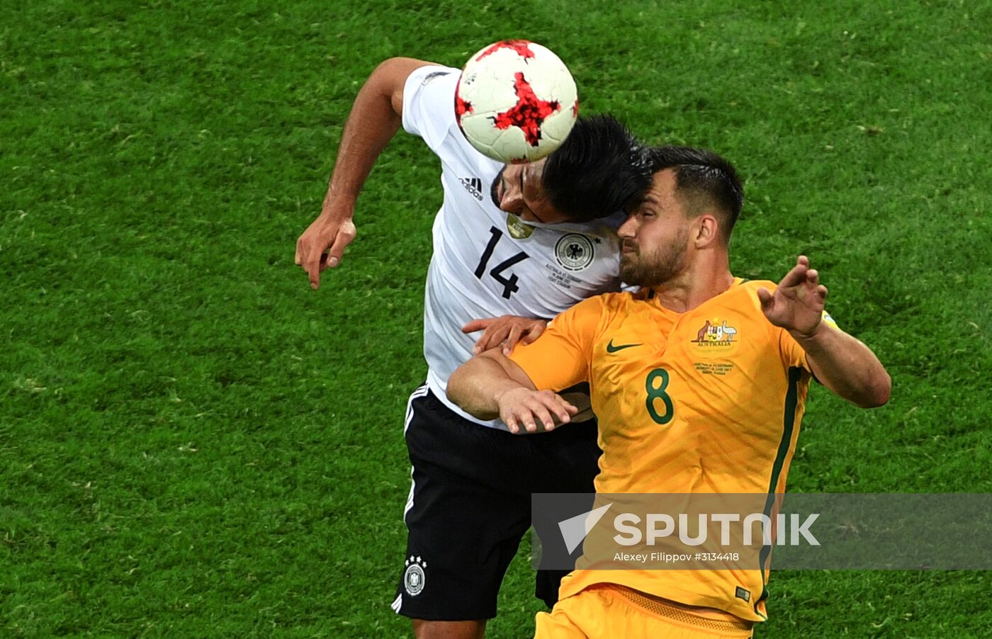 Football. 2017 FIFA Confederations Cup. Australia vs. Germany