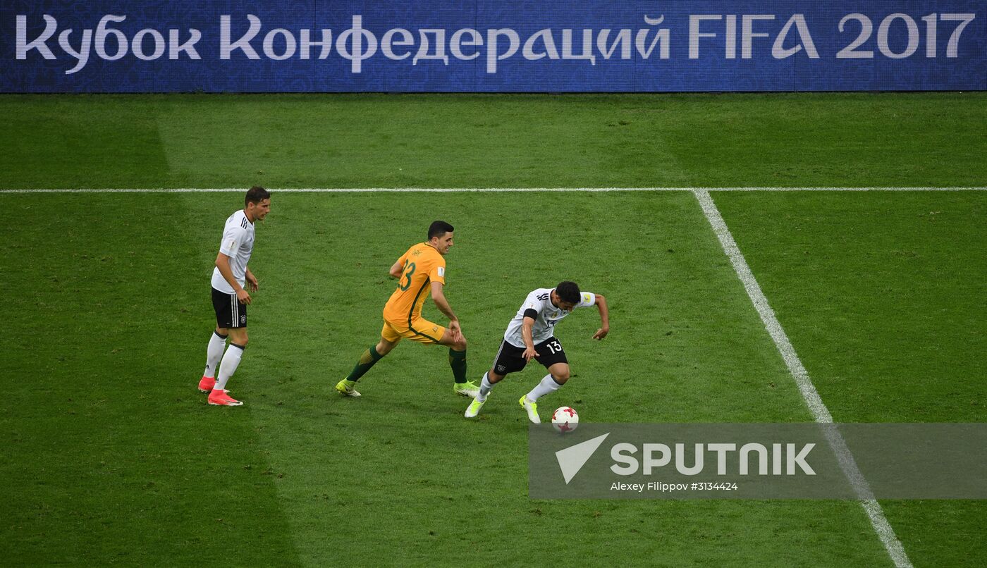 Football. 2017 FIFA Confederations Cup. Australia vs. Germany