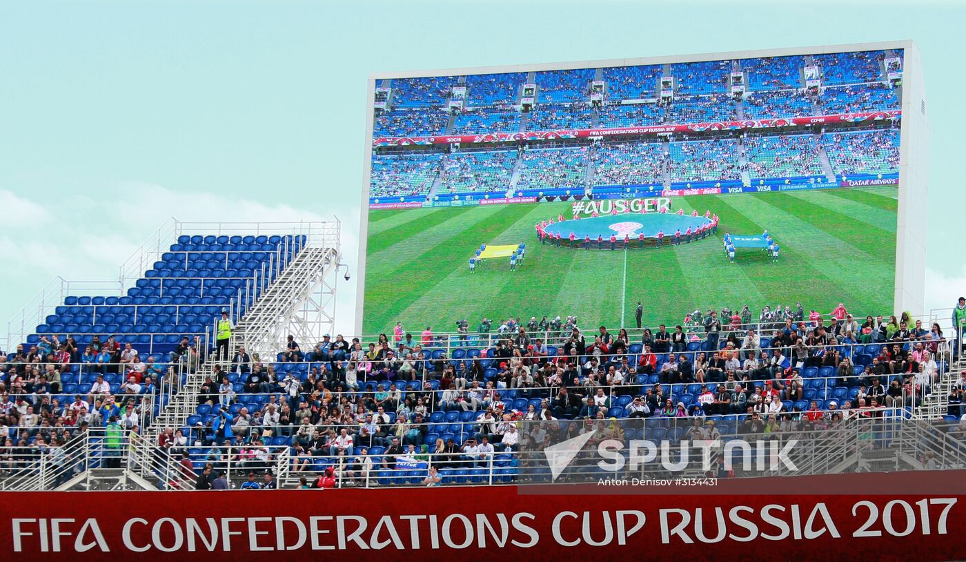 Football. 2017 FIFA Confederations Cup. Australia vs. Germany