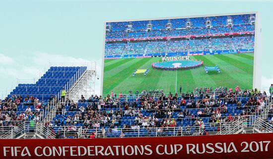Football. 2017 FIFA Confederations Cup. Australia vs. Germany
