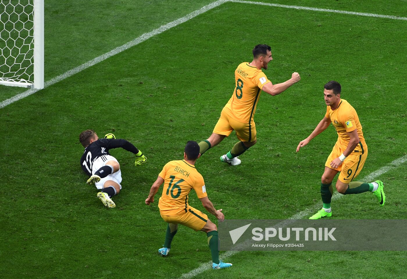 Football. 2017 FIFA Confederations Cup. Australia vs. Germany