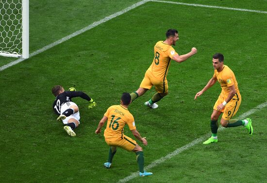 Football. 2017 FIFA Confederations Cup. Australia vs. Germany