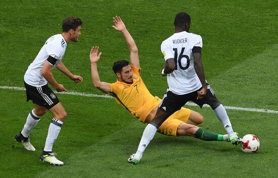 Football. 2017 FIFA Confederations Cup. Australia vs. Germany