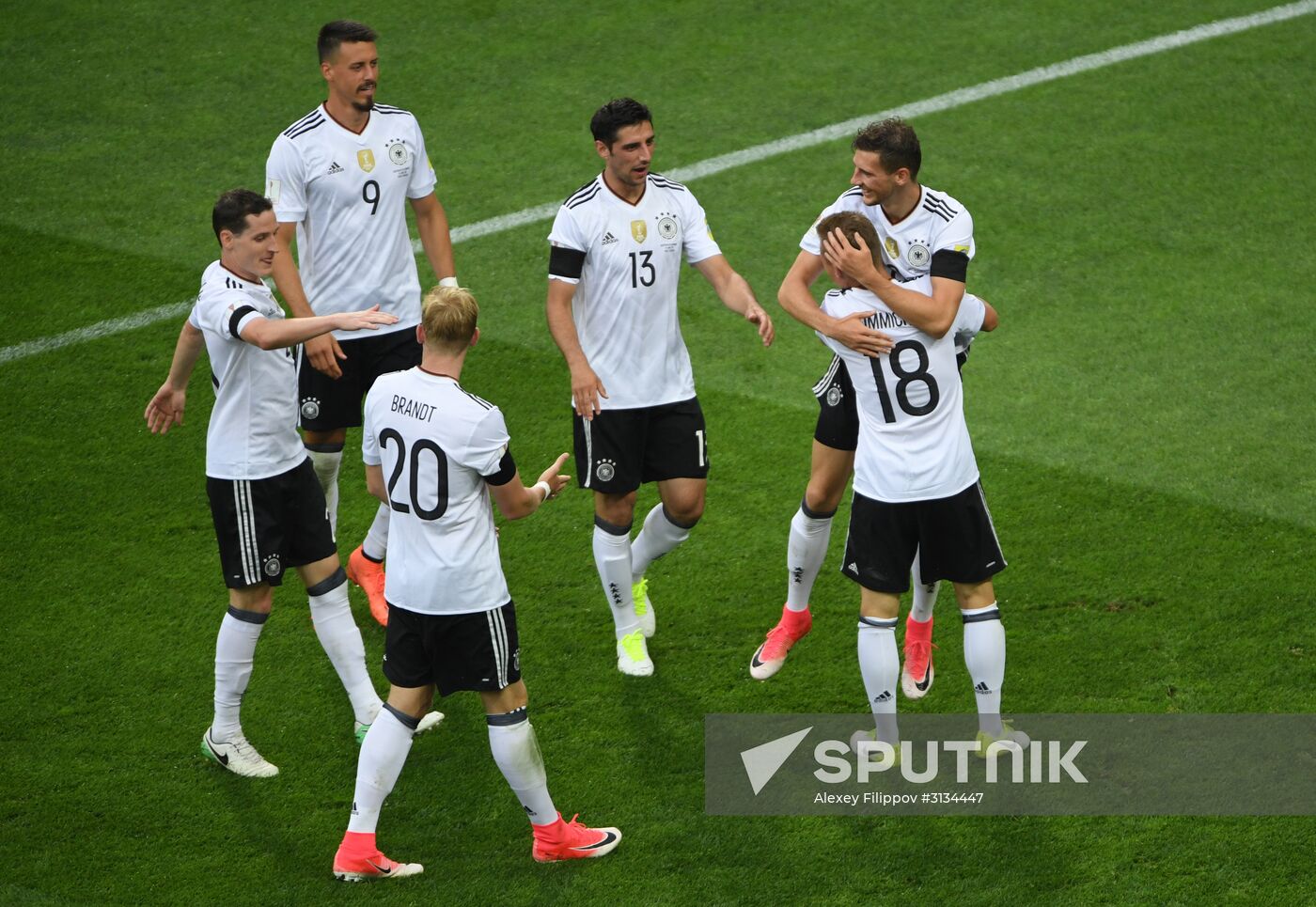 Football. 2017 FIFA Confederations Cup. Australia vs. Germany