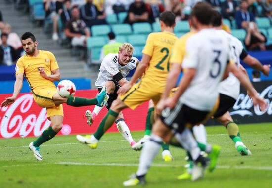 Football. 2017 FIFA Confederations Cup. Australia vs. Germany