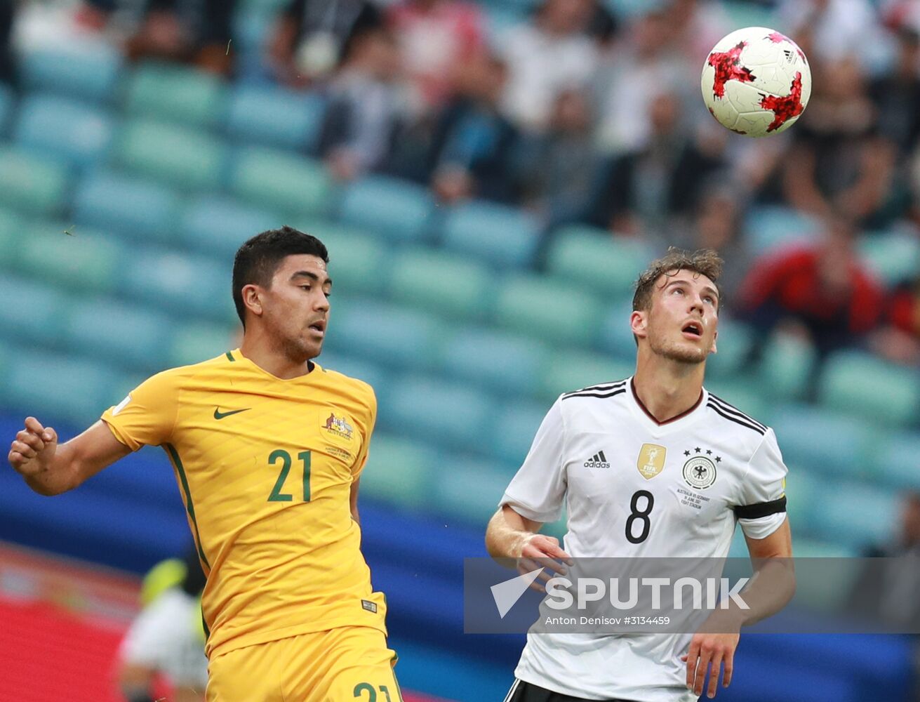 Football. 2017 FIFA Confederations Cup. Australia vs. Germany