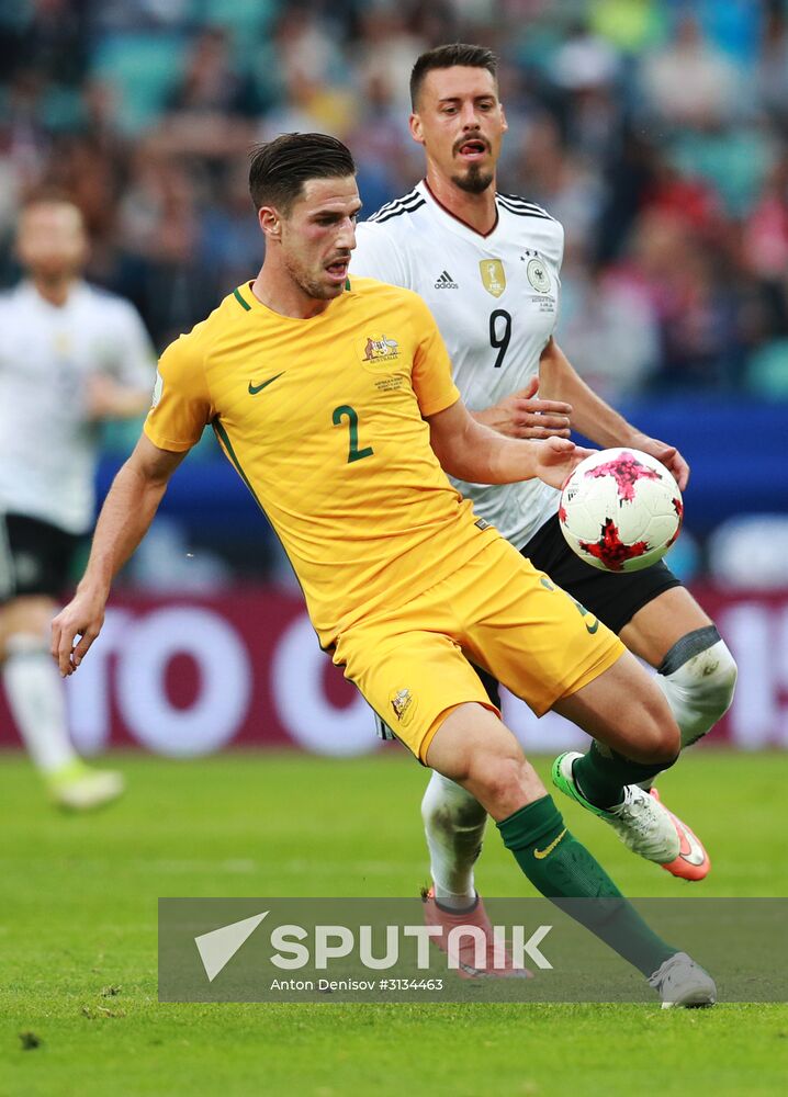 Football. 2017 FIFA Confederations Cup. Australia vs. Germany