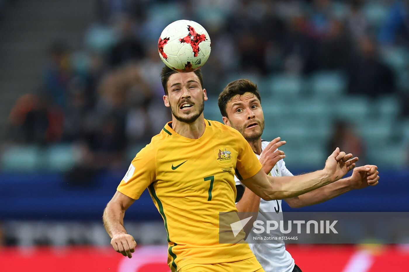 Football. 2017 FIFA Confederations Cup. Australia vs. Germany