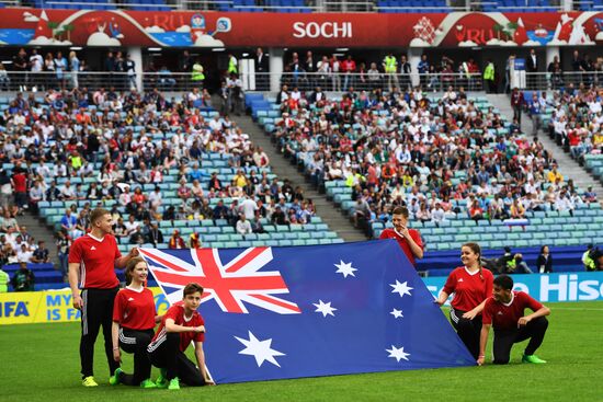 Football. 2017 FIFA Confederations Cup. Australia vs. Germany