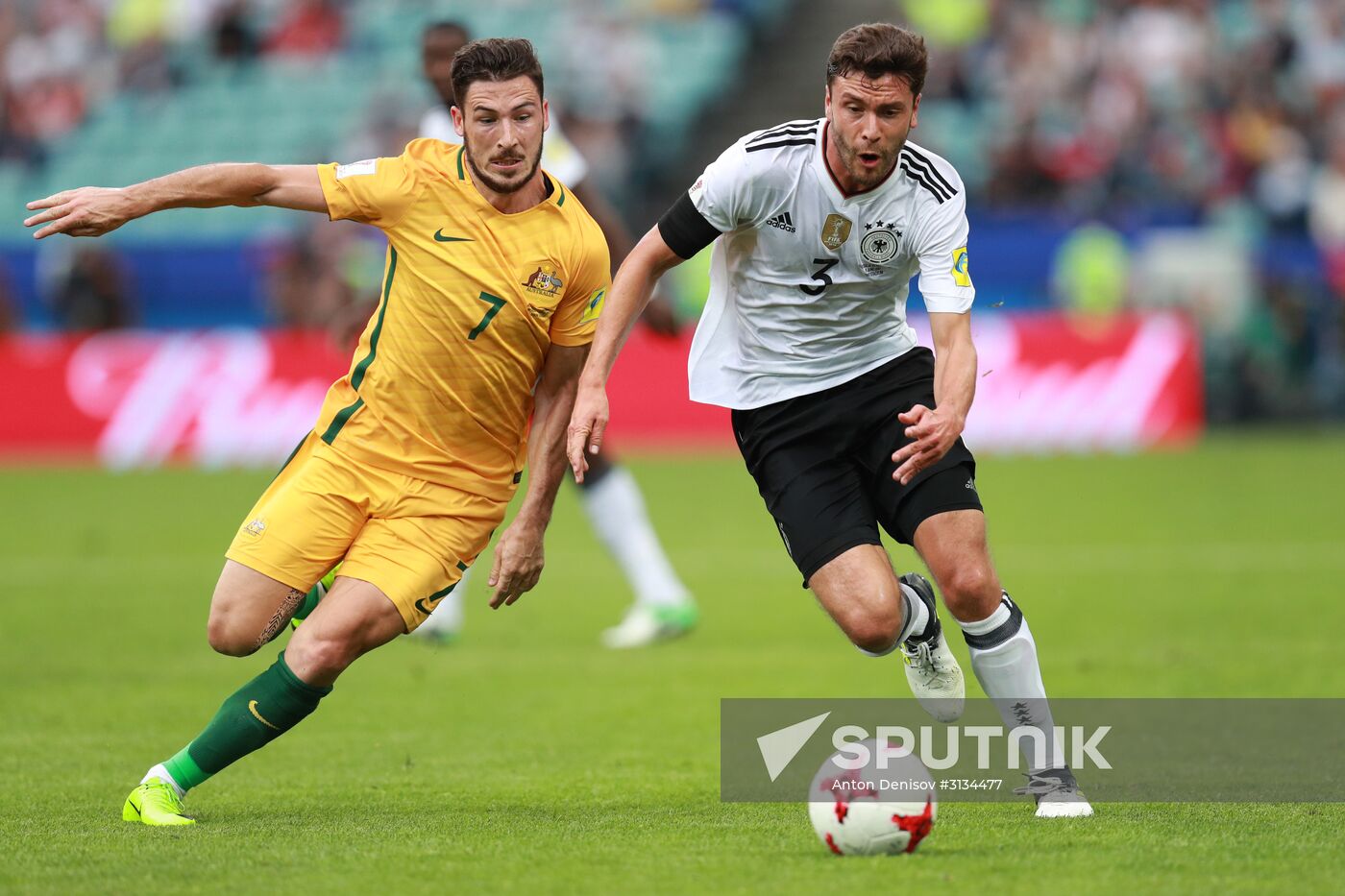 Football. 2017 FIFA Confederations Cup. Australia vs. Germany