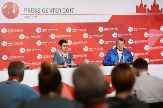 Press center events for non-accredited journalists covering the 2017 FIFA Confederations Cup